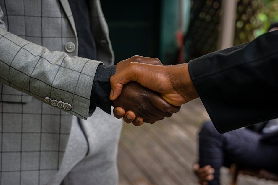 Handshake closing a direct business note buyer transaction