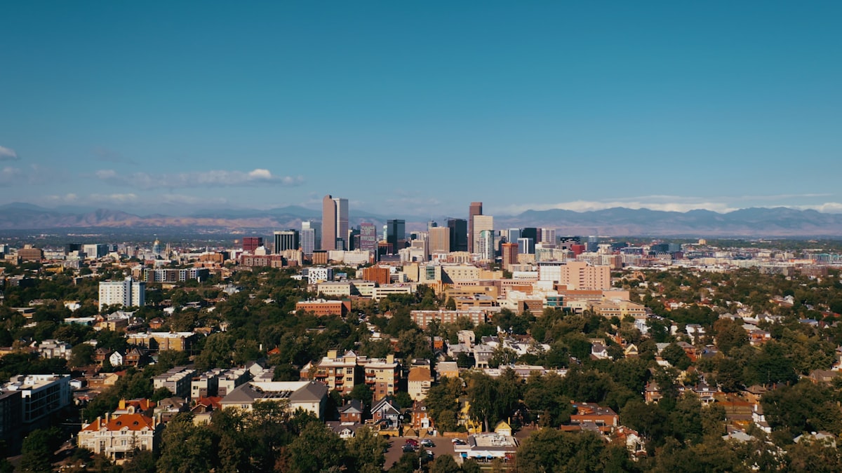 Denver Colorado with Rocky Mountains, sell your mortgage note in Colorado